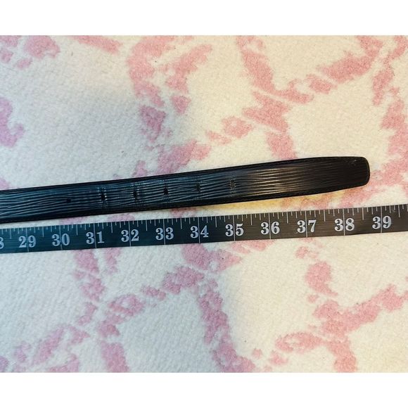 Louis Vuitton Black Epi Leather Ceinture Gold Buckle Men’s Belt Size 85cm 34in - Picture 11 of 11